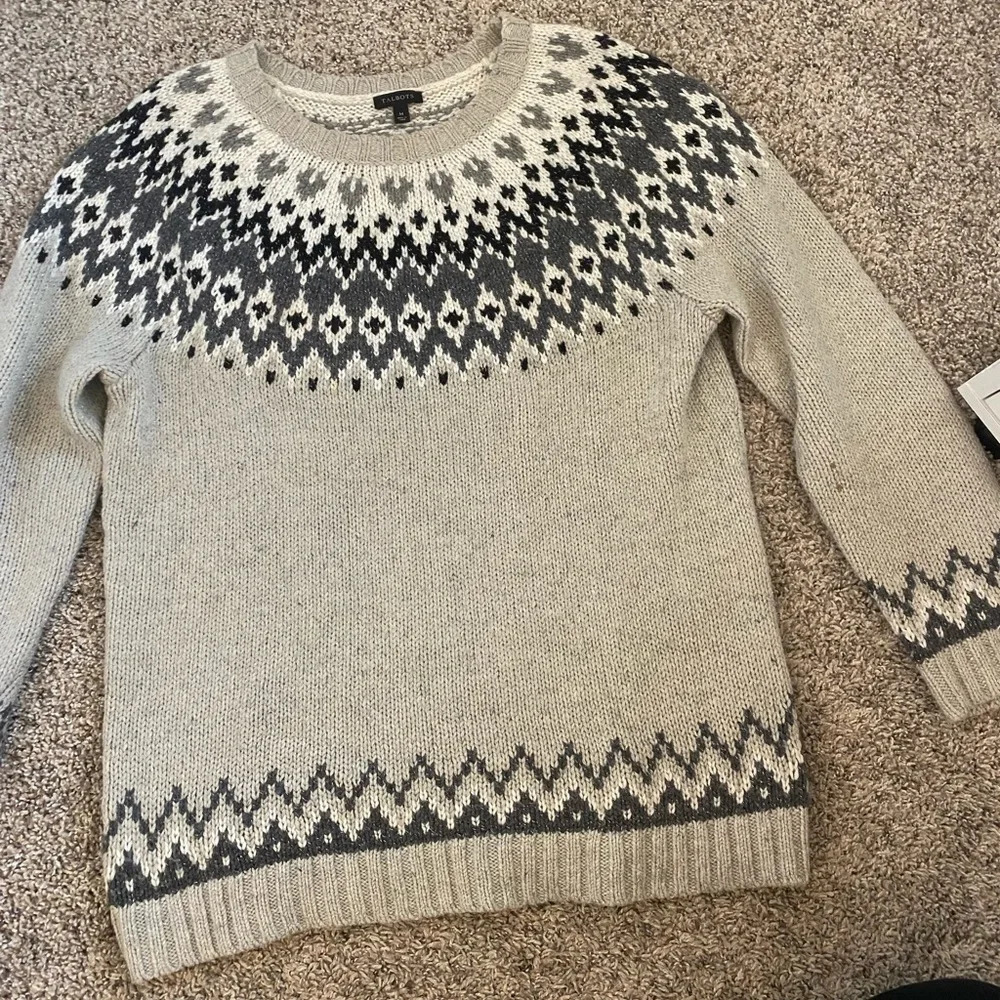 Tan sweater